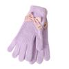 Wind Bow Knitted Gloves Women's Winter Outdoor Cold Protection and Warm Wrist Guards Can Be Cute and Sweet