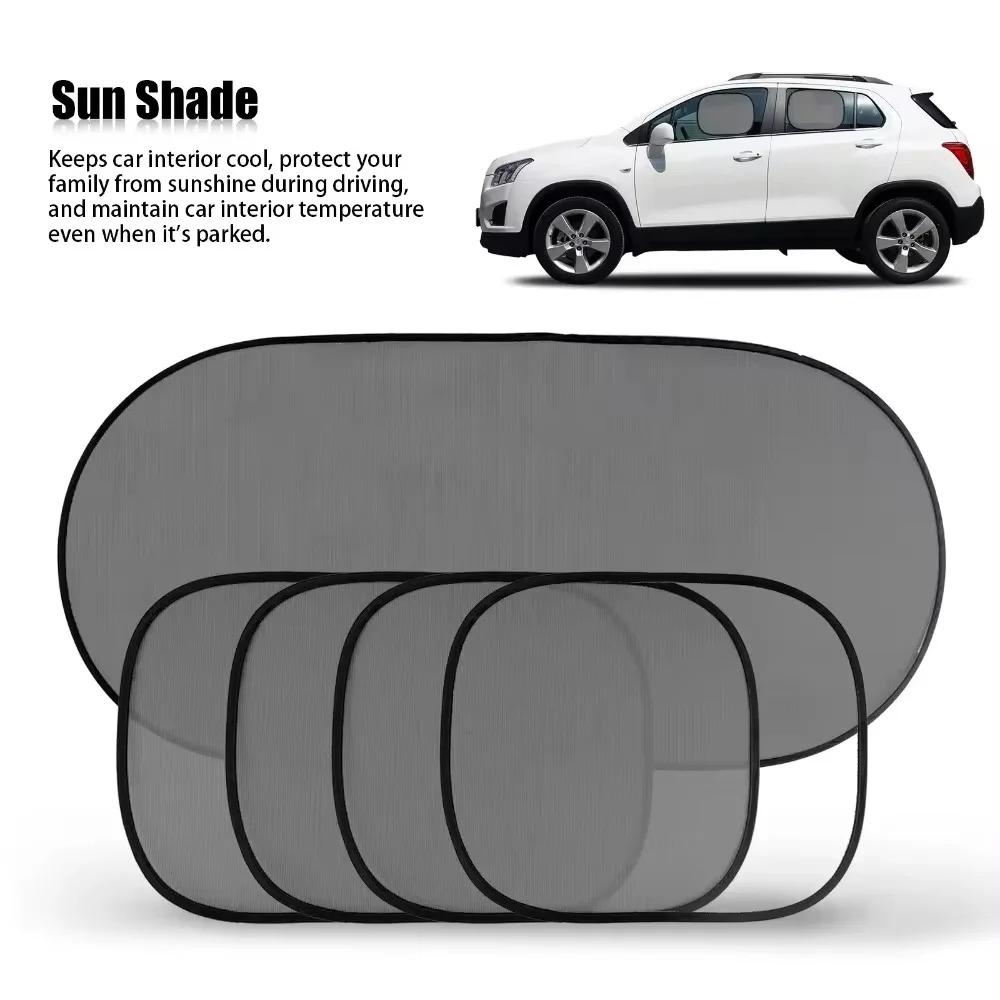 5PCS Sun Visor Auto Supplies Sunshade Car Window Suction Cup Shade Car Curtain Auto Sun Shade Car Styling Covers Sun Visor