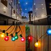 New Elegant 21M Solar Powered LED G40 Bulb Fairy String Lights for Garland Holiday Outdoor Garden Decor, Perfect for Romantic Ch
