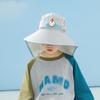 Children'S Sun Protection Hat Summer Big Brim Sun Hat Ultraman Cartoon Neck Protection Breathable Bucket Hat Outdoor Protection For Boys And Girls