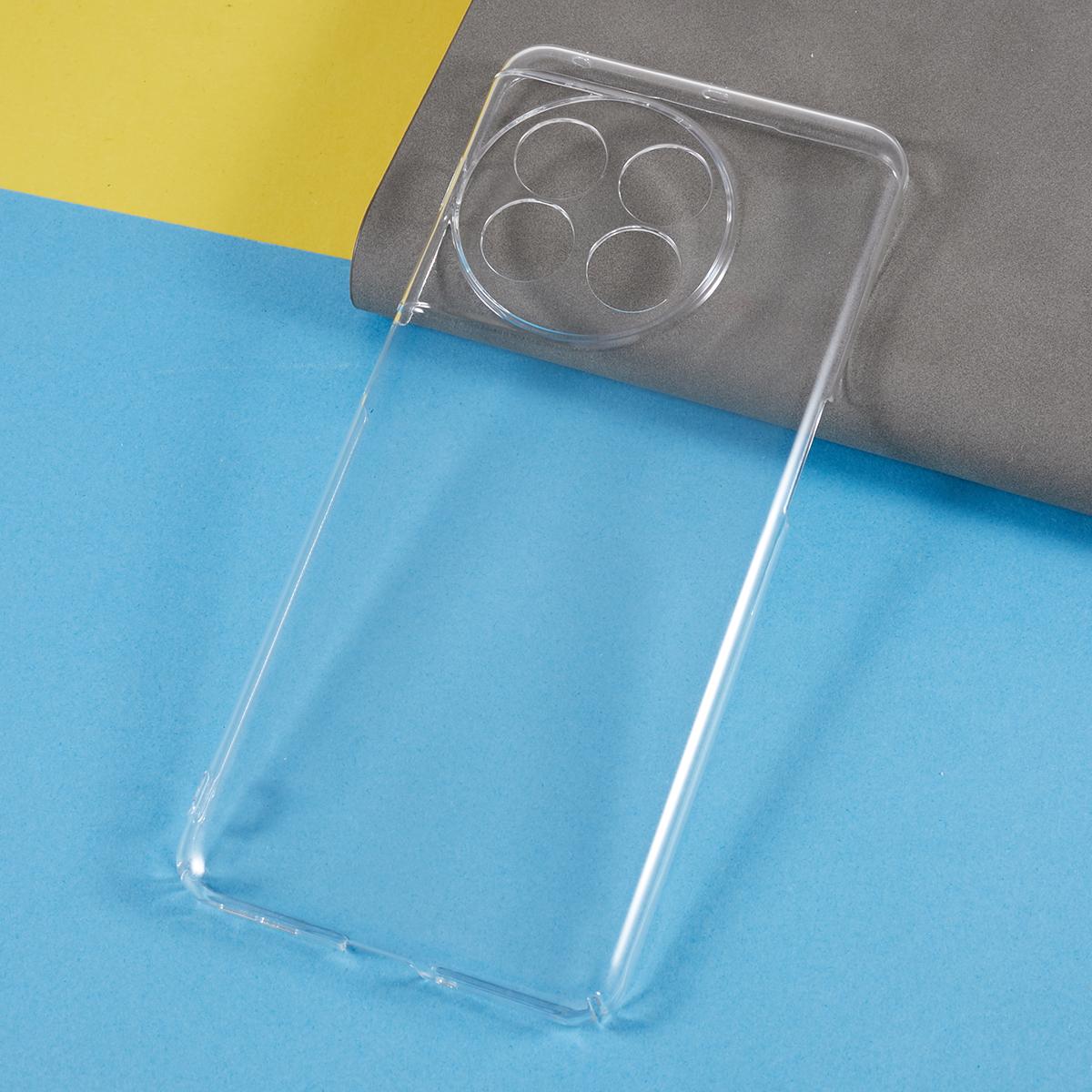

For OnePlus 11 5G Phone Case Hard Plastic Anti-Dust HD Clear Phone Back Cover A