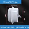 Fresh Air PVC Duct Non-Return Check Valve for Bathroom Ventilation and Exhaust Fan