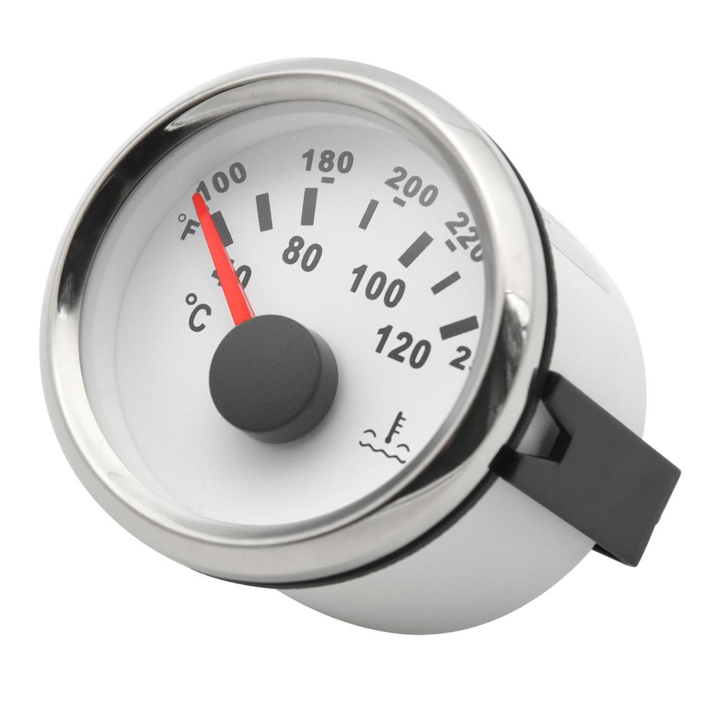 2"52mm Water Temp Gauge 40-120℃ 100-250 ℉ Water Temperature Meter Water Temp Indicator For Car Truck Boat Auto Accessories