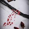 Vintage Tassel Crystal Necklace for Women 2026 European and American Trendy Niche Design Personality Internet Celebrity Style Versatile Clavicle Chain