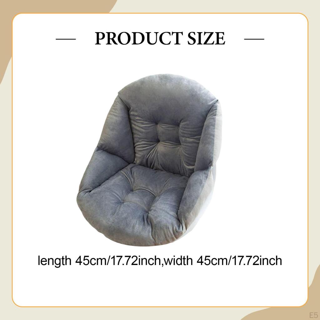 Chair Cushion with Backrest, Comfortable And Thick, Hanging Basket Cushion, Pillow for Home, Indoor