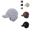 Mens Knitted Baseball Hat With Fleece Lining For Cold Weather Outdoor Activities