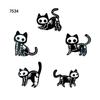 Cute Cat Silicone Mold DIY Earring Necklace Keychain Pendant Molds Super Glossy Animal Epoxy Resin Casting Mold Craft