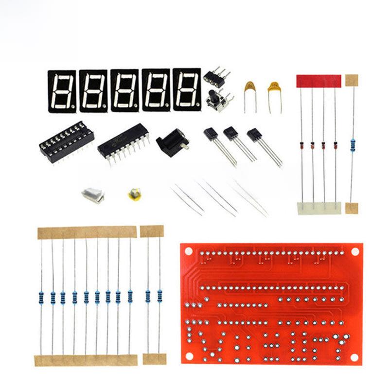 Five-Digit Digital Tube Display DIY Crystal Oscillator Frequency Measurement Kit