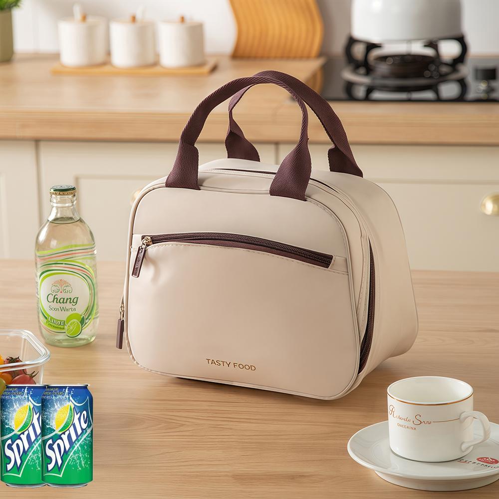 Lunch box tote bag, lunch box lunch bag, bring lunch bag to work and school. A must-have insulated lunch bag for travel.zwq