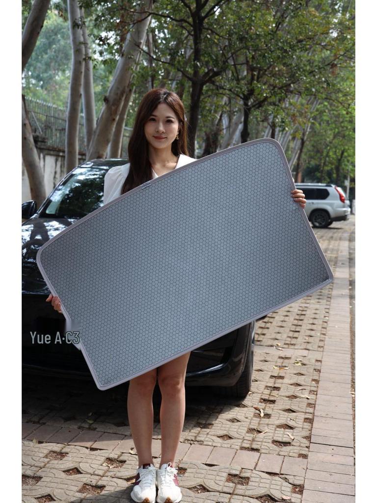 Tesla Model Y/3 Sunroof and Windshield Sunshade: Heat Insulation Accessory