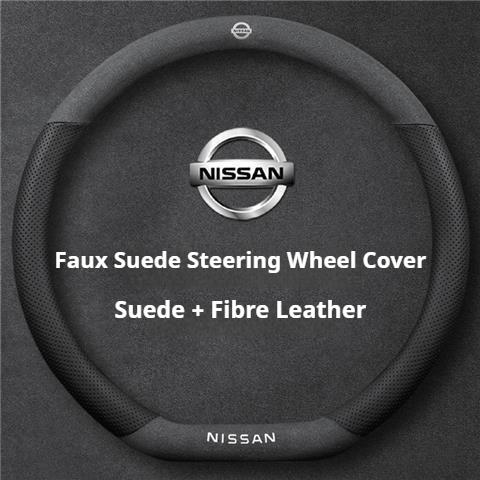 Wildleder Auto Lenkradbezug für Nissan Qashqai Kicks March Xtrail Micra Leaf Qashqai J11 J10 J12 Armada Juke Note Zubehör