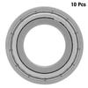 10pcs Steel High Speed Double Sided Sealed Deep Groove Ball Bearings (25 * 47 * 8mm)