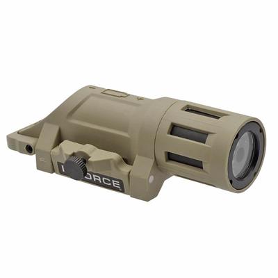 [Military Garage] INFORCE Type WML Weapon Light Replica, Compatible with 20mm Rails, Polymer Resin, with Strobe Function, DE Dark Earth