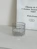 Iron Cosmetic Organizer Makeup Storage Box Luxury Desktop Small Sundries Storage Bucket Office Workstation Pen Holder Organizer