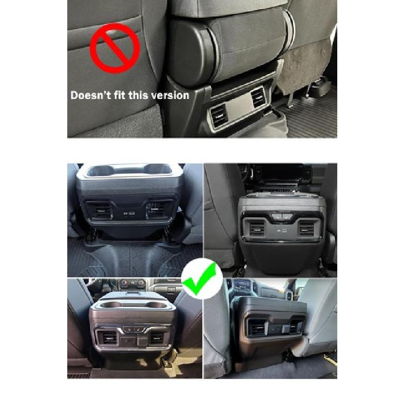 Armlehnen-Rücken-AC-Luftauslass-Belüftungsgitter-Verkleidung für + Chevy Silverado GMC SIERRA