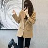 Suit Jacket Women's Spring Temperament Korean Version of The Wild Small Commuter Khaki Suit Jacket Women