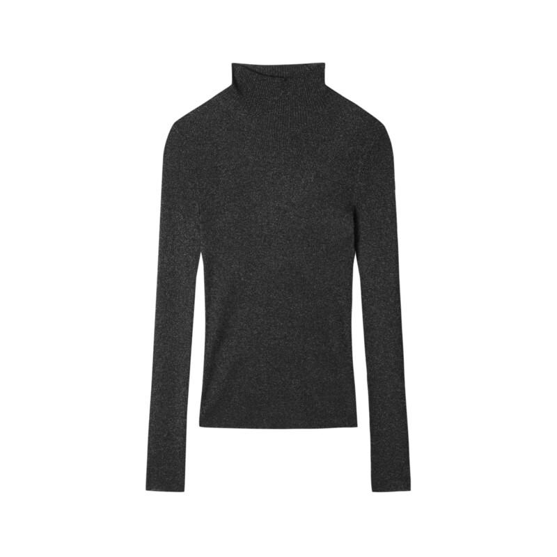 JNBY 2024 Fall Slim Fit High-Neck Pullover Knit Sweater