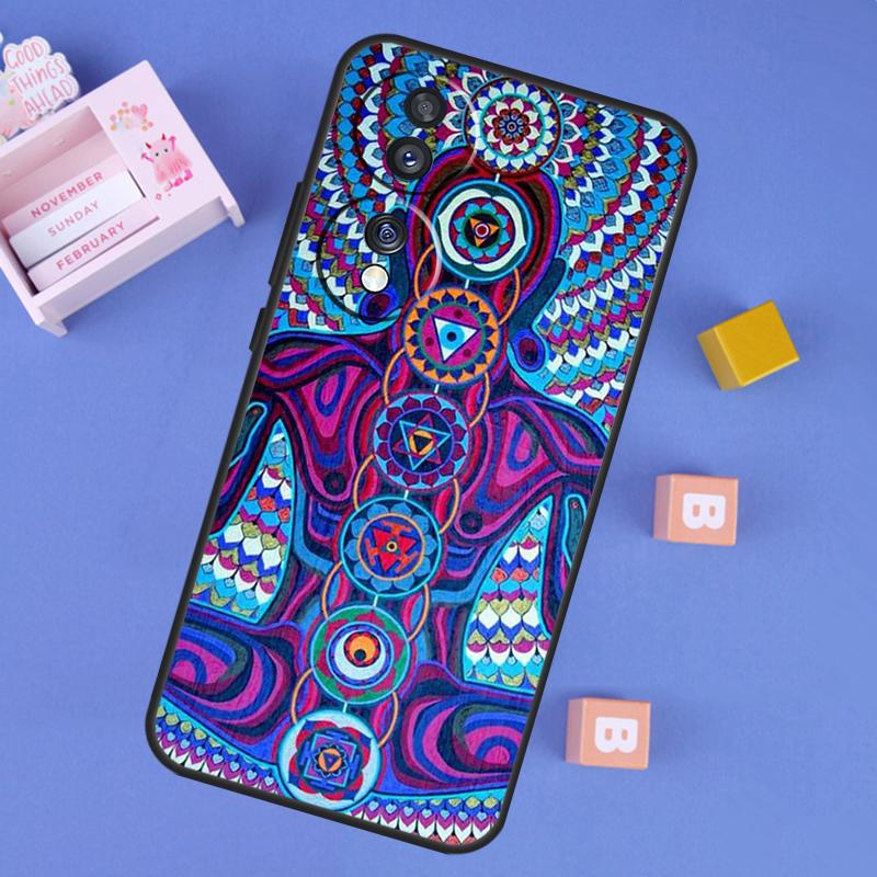 Mandala Chakra Yoga Hülle Für Honor 200 400 Pro 50 70 90 Lite X9a X9b X9c X9d X8b X8c Win Magic 5 6 7 8 Pro Abdeckung