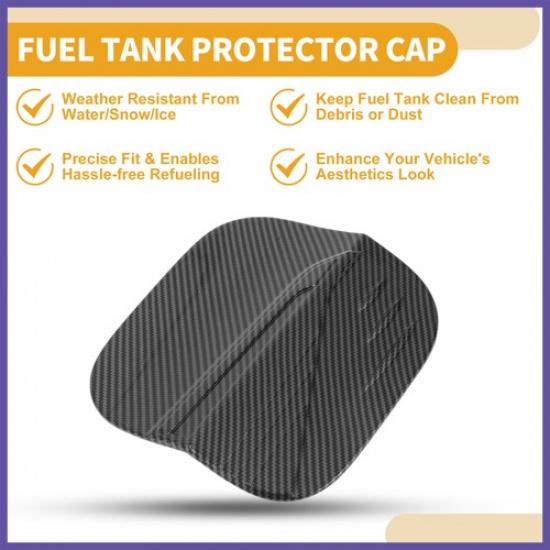 Fuel Tank Door Cap for Honda Civic 22-25 Gas Tank Flap Carbon Fiber