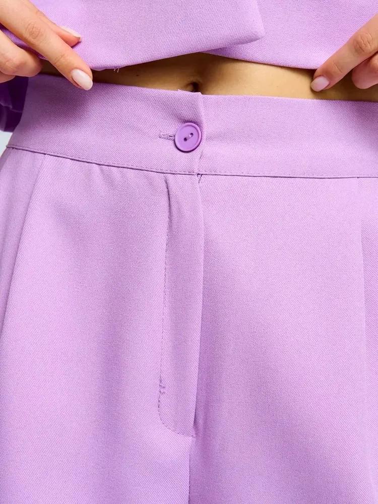 OZON 2025 Podzimní dámský ležérní oblek: Sada úzkého saka a kalhot