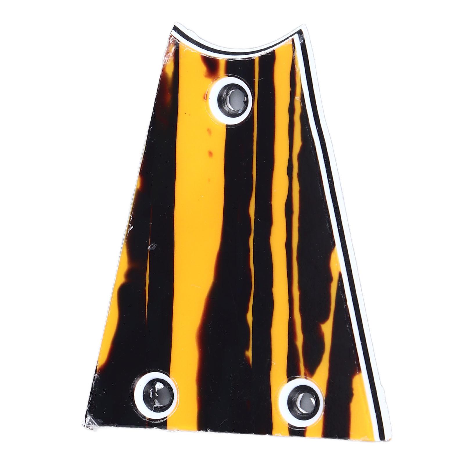 

Крышка анкера гитары 3 отверстия треугольная красивый узор пластиковая пластина анкера для замены