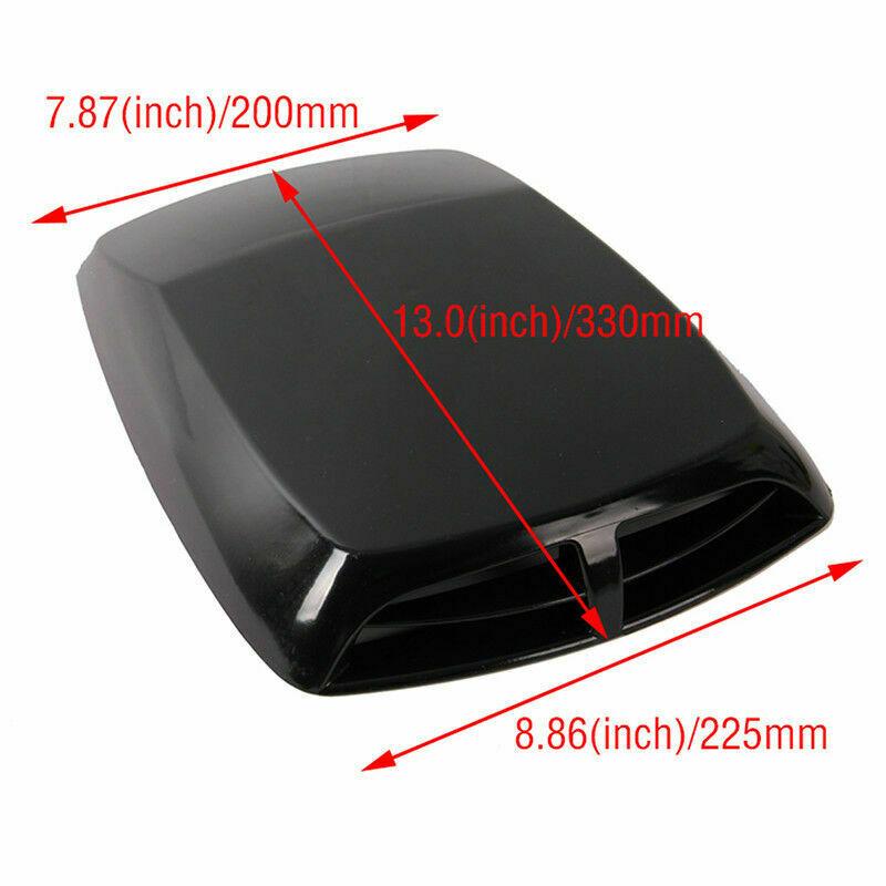 AA92-Universal Car Truck Hood Air Flow Intake Hood Scoop Vent Hood Cover Car Decorative