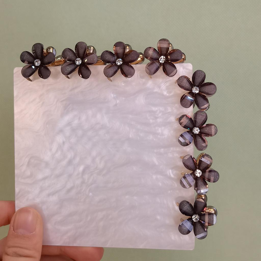 5 szt./zestaw Dziewczęce Słodkie Kolorowe Klipsy do Włosów Kwiatek Mała Klamra do Włosów Dziecięce Słodkie Wsuwki Żabka Klips do Włosów Kobiety Moda Akcesoria do Włosów