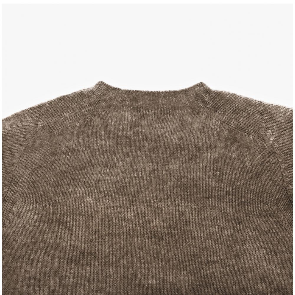 Halliove Scotland M3834 7 Shaggy Nutmeg Shaggy Dog Nutmeg Whole GarMent Men S Knit