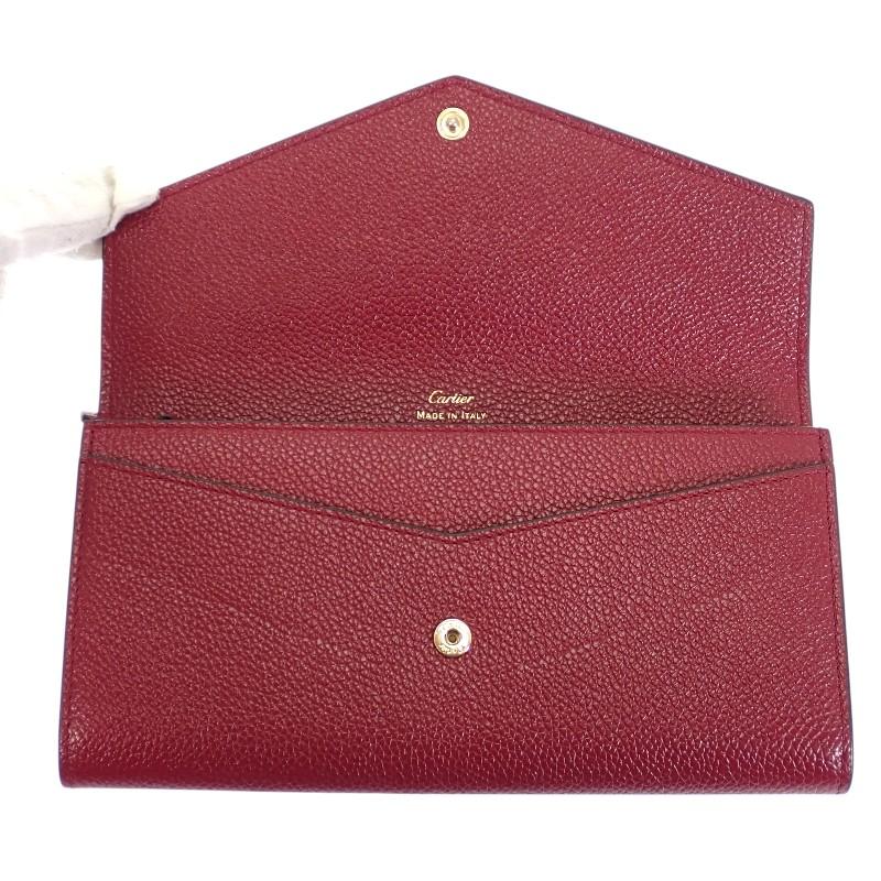 CARTIER  L3002080 Purse Bordeaux Calfskin Women