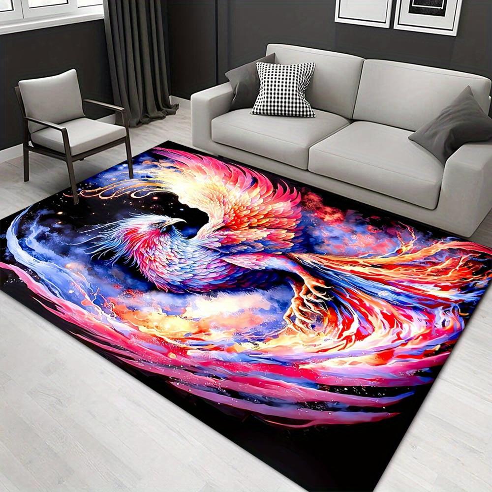 

1pc 1394479012Pattern Carpet, Area Rug For Living Room Bedroom Room Bed Chair Laundry Entryway Corridor Yard Non-slip Outdoor Camping Rug Fl 60cm by 90cm