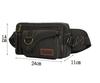 Large Capacity Waist Bag with 5 Hip Walking and Body Bag for Outdoor Activities and Hiking Men's Pockets, Bag, Pouch, (Black)