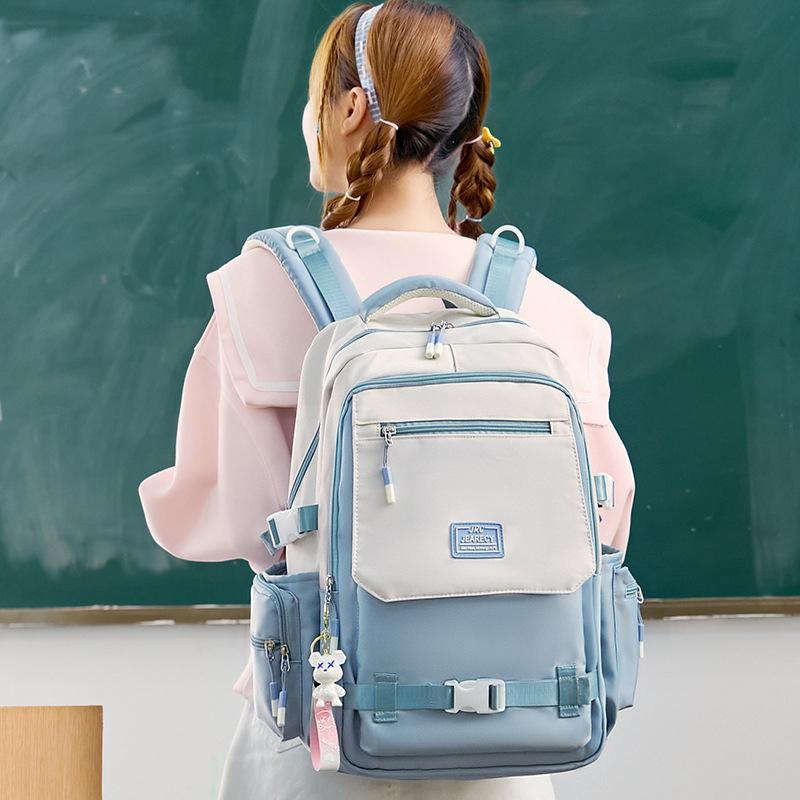 Vysoce kvalitní batoh pro žáky základní školy pro volný čas, jednoduchý, lehký, všestranný a s velkou kapacitou