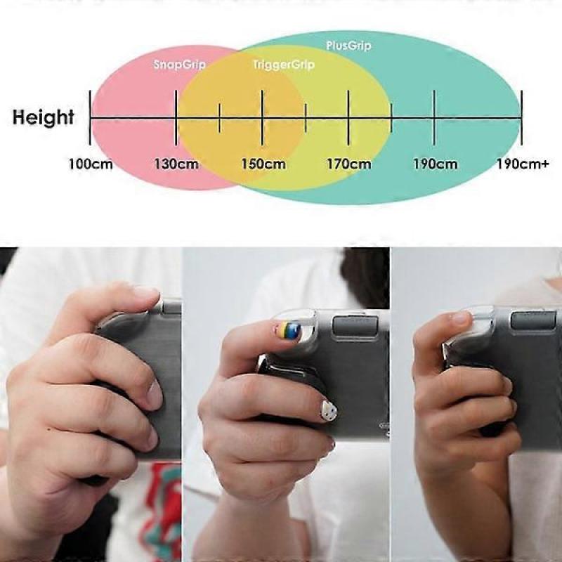 GripCase Lite: A Comfortable Protective Case with Interchangeable Grips [to Fit All Hand Sizes] for Nintendo Switch Lite