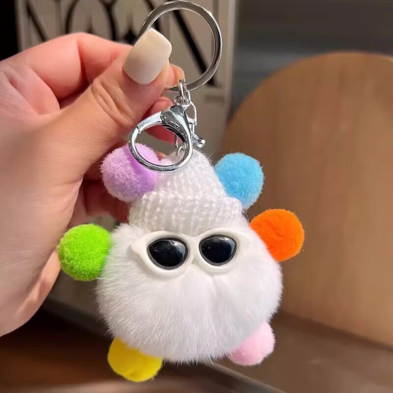 Plush Rabbit Hairball Bag Charms