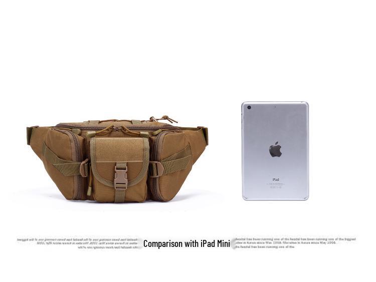 Large Waterproof Tactical Waist Bag: Multifunctional, Wear-Resistant for Outdoor Sports, Cycling, Hiking