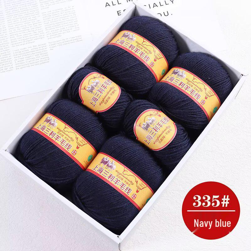 Premium Medium Thick Pure Goat Wool Yarn Balls for Handmade DIY Scarves