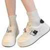 Korean Version of Little White Shoes Thick Sole Heightening Lightweight Soft Sole 2025 New Spring and Autumn Small Versatile Casual Sports Shoes
