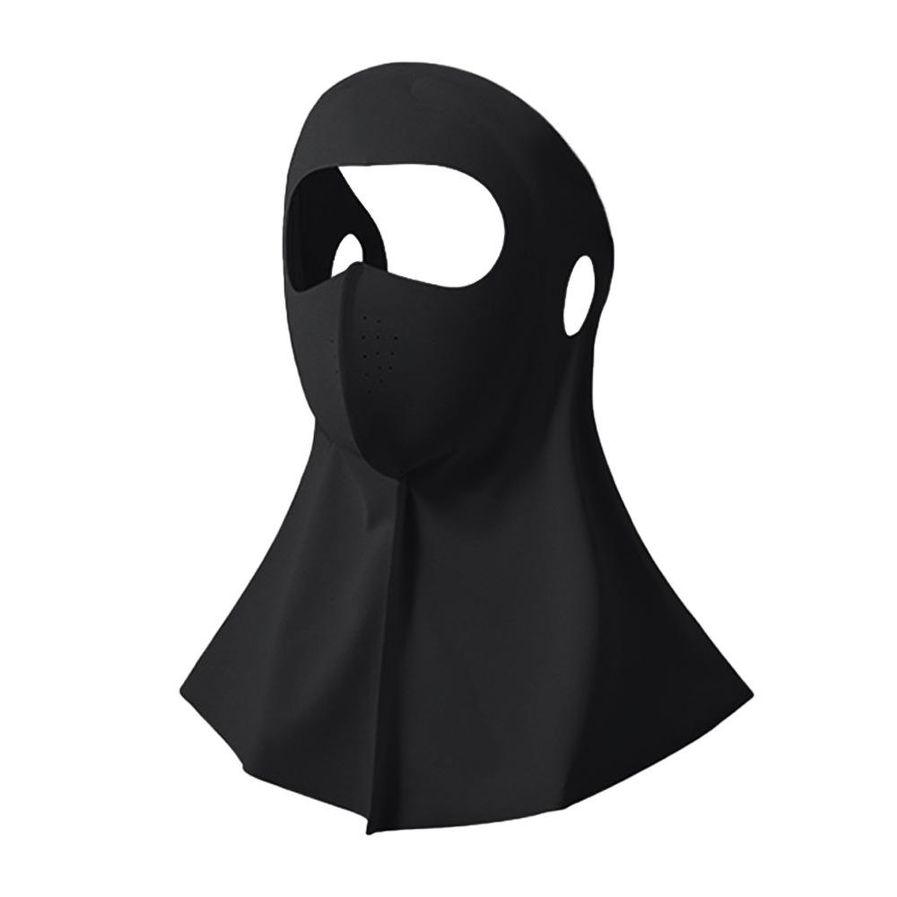 Women's Summer Full Face Ice Silk Sun Protection Mask UV Protection Neck Cover Lightweight Cycling Outdoor