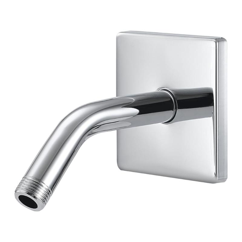 

Тяжелый тип 304 нержавеющая сталь душевой кронштейн 6 дюймов длиной скрывает недостатки стены с помощью увеличенных фланцев резьба серебряный