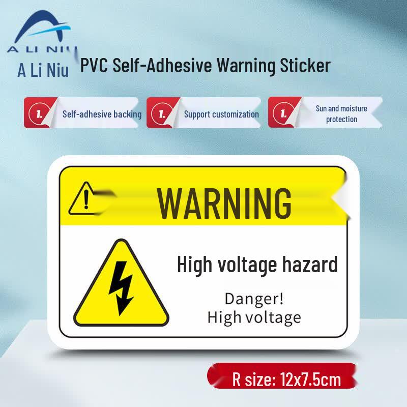 Aliniu ABS105 High Voltage Danger Safety Warning Sticker