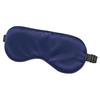 Hac USB Heated Eye Mask Navy Smooth Silk-Satin Touch Washable Cover with 5-Level Temperature and Timer Settings 5737