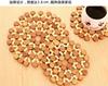 1pc Hollow Bamboo Kitchen Utensils Pot Coffee Cup Thickened Circular Bowl Table Mat Drink Coaster Placemat Round Shape
