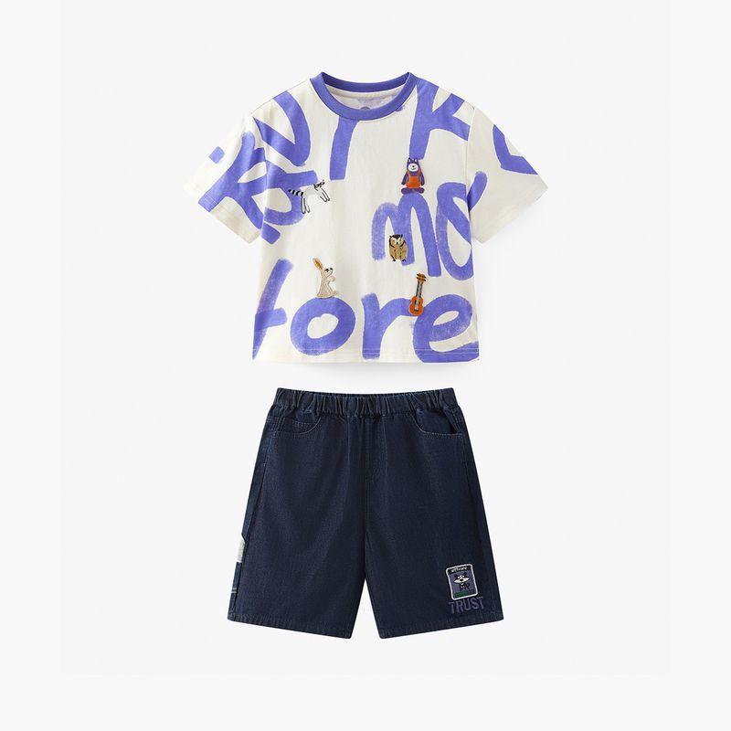 Mqd Children's Clothing Original Boys' Short-Sleeved T-Shirt Summer New Style Summer Clothing Kidsren's Short-Sleeved Tops Baby Bottoming Shirt