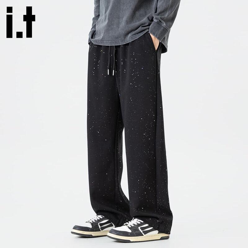 CHOCOOLATEit Men s Starry Sky Straight-Leg Trousers S