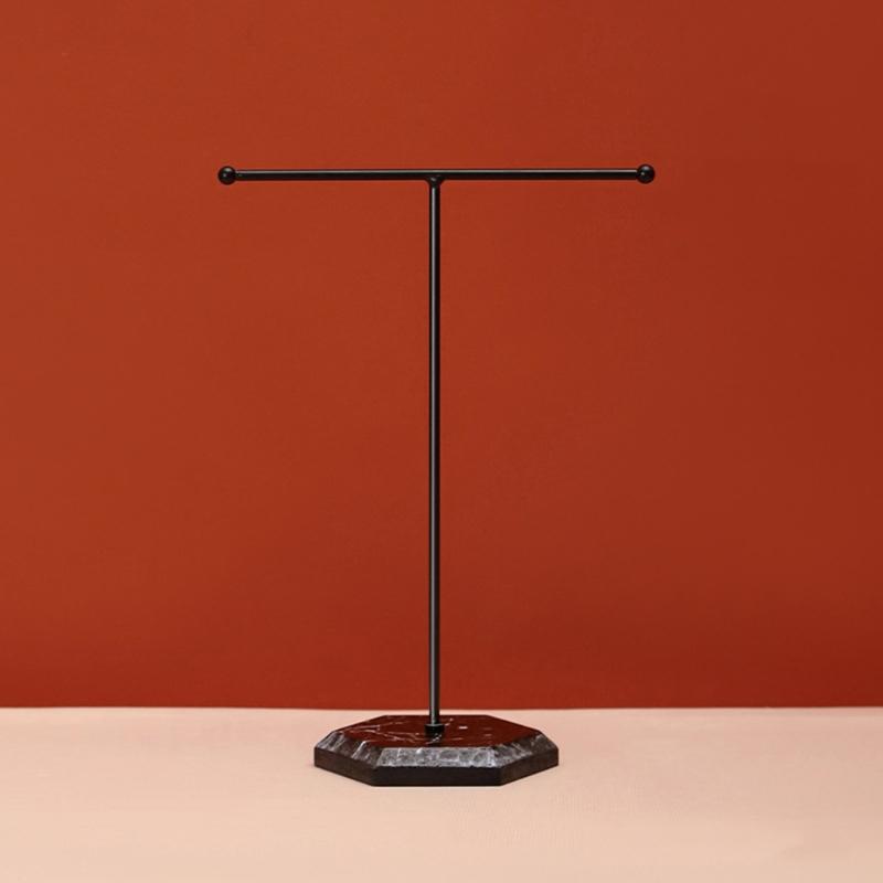 Jewelry Display Stand T Bar Bracelet Watch Holder Necklace Jewelry Show Bracket Earring Organizer Stand Easy to Use