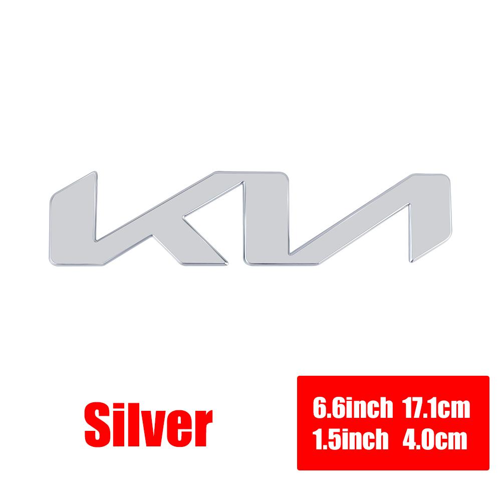1 Stück 3D KN ABS Abzeichen Auto Motorhaube Vorne Logo Aufkleber Für Neuer Kia Heck Kofferraum Hinten Emblem Aufkleber Auto Styling Dekoration Zubehör