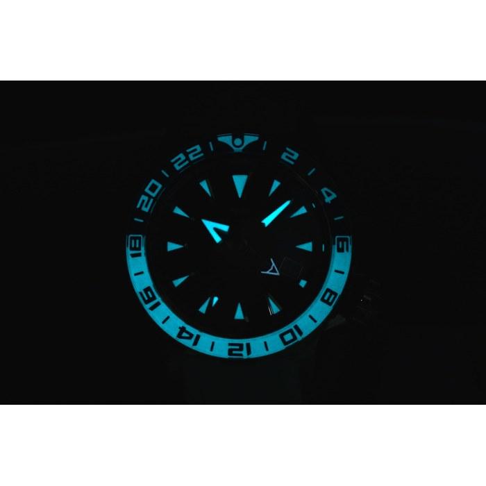 [Kentex] Marine GMT Automatic Mechanical Watch Limited Edition 188 S820X-02 Blue