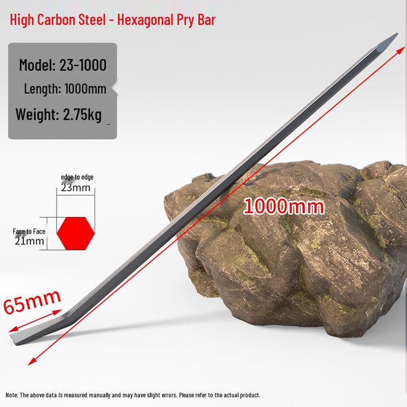 Multifunctional Heavy-Duty Steel Pry Bar with Free Shipping