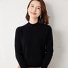 Fashion Half High Collar Slim Fit Autumn Sweater Women Winter Long Sleeve Pullovers Women Solid Base Sweaters Elegant Casual Warm Lady Jumpers 25634