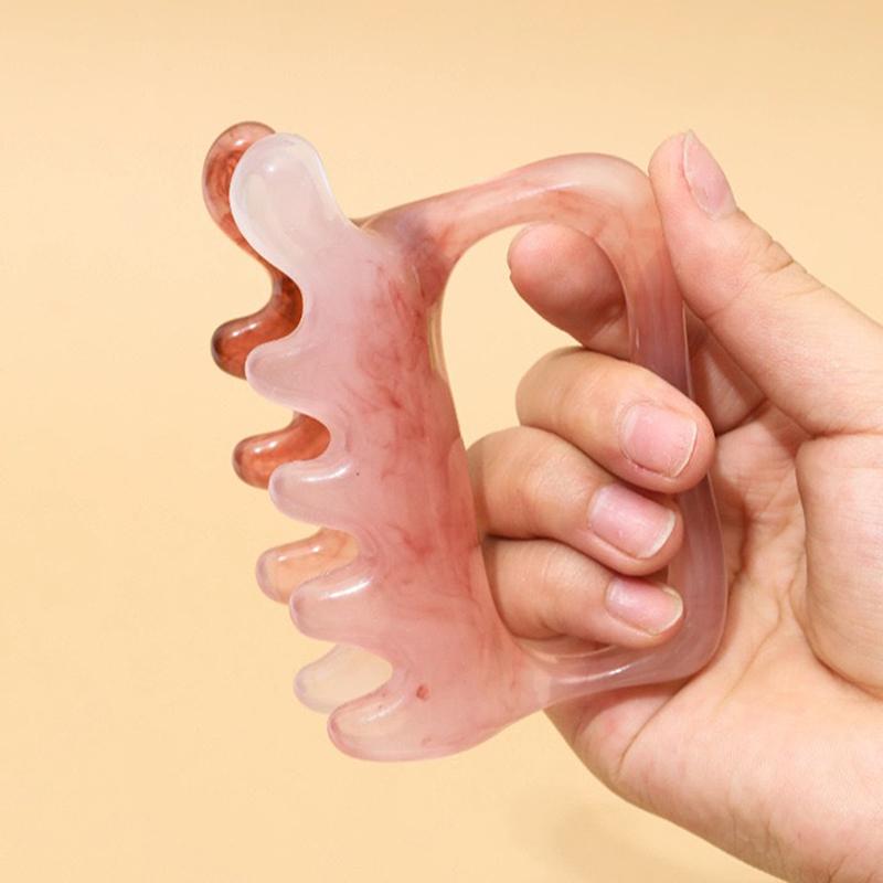 Handheld Gesichts- & Körpermassagegerät – Harz Guasha Werkzeug für Nacken-, Schulter-, Rückenentspannung, Stressabbau Körpermassagegerät 1 Stück